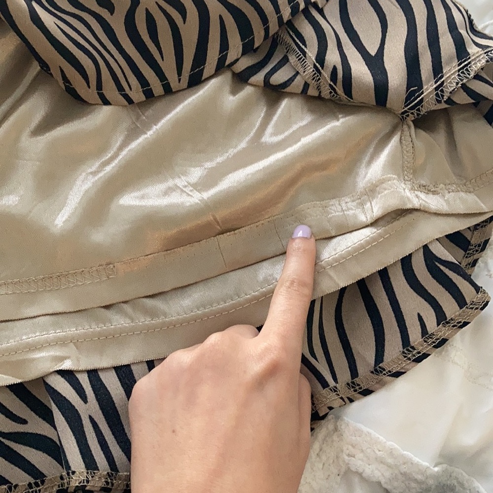 Wild Horses Zebra Skirt - Picture 10 of 10